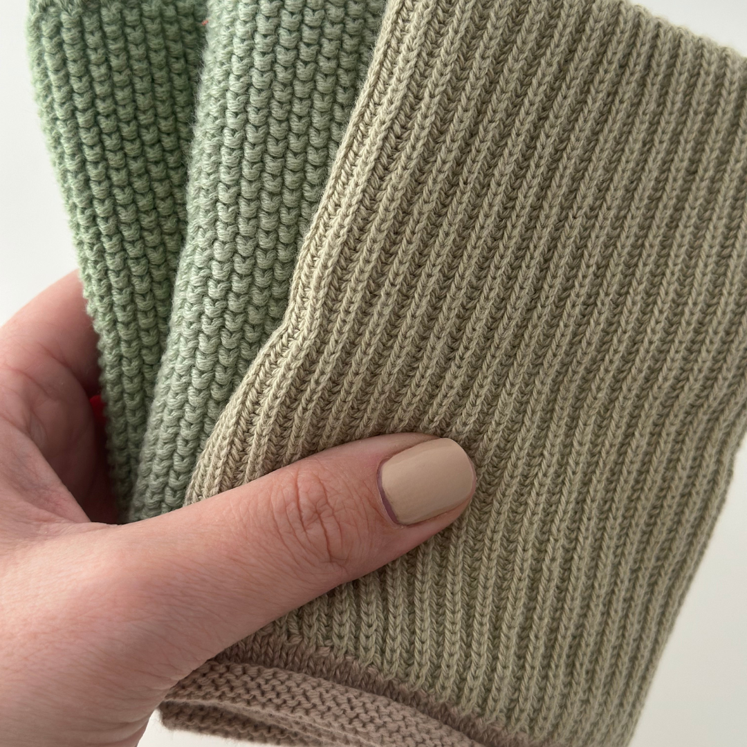 Dziane ściereczki do naczyń – jednolite – Laurel Green (każda po 2 sztuki)