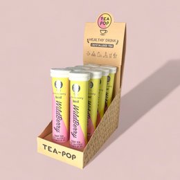 WildBerry Punch Tea-Pop, hurtigbrygget gourmette (8 rørs bakke)