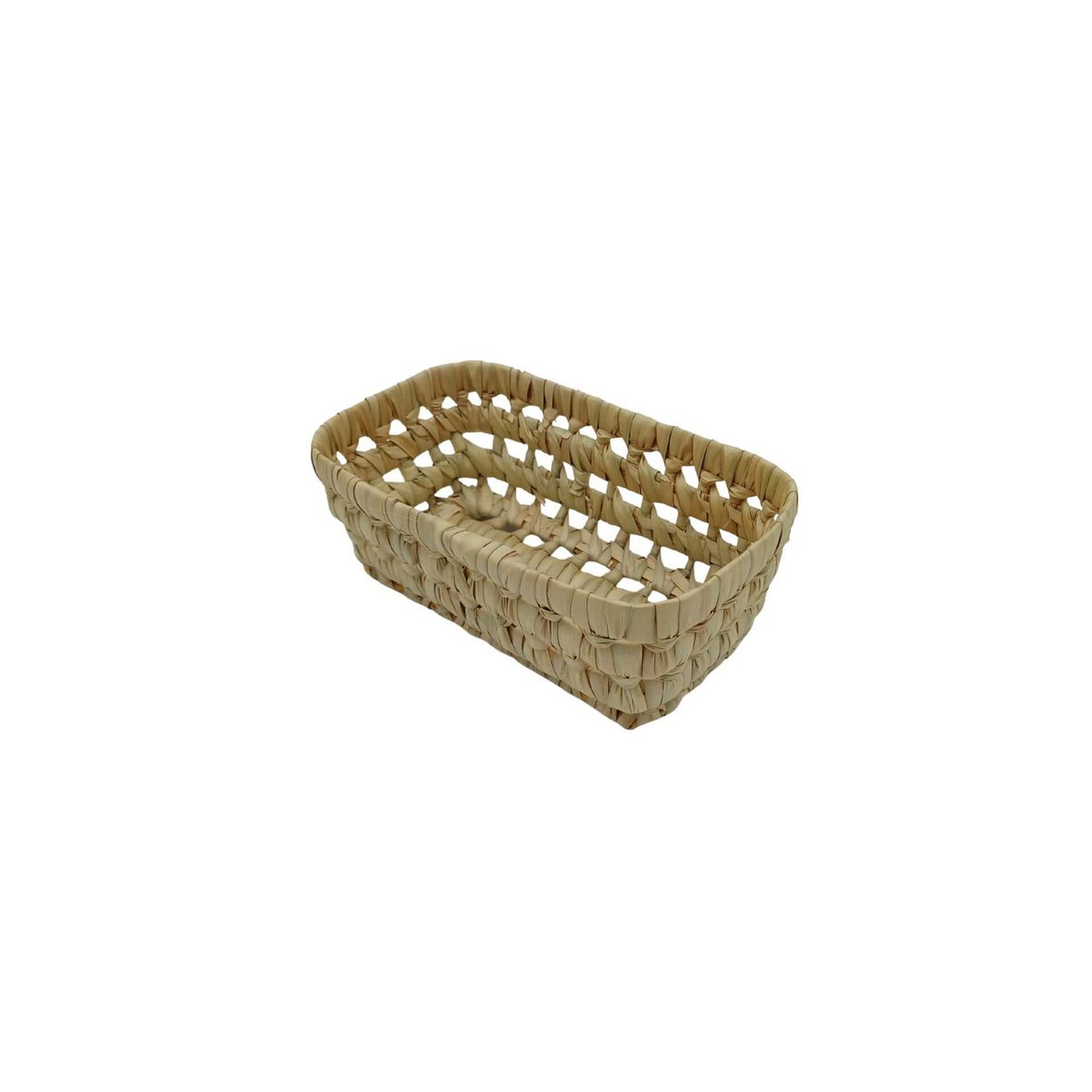 Cesta de palma, cesto de palma marroquí, caja de ratán, cesta vaciabolsillos 20 cm