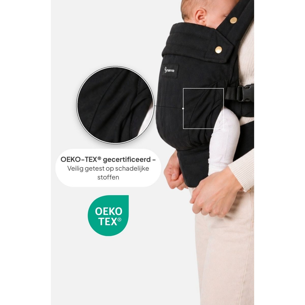Nosidełko AVIAIRE - Ergonomiczne i wygodne - Materiał bawełniany OEKO-TEX®