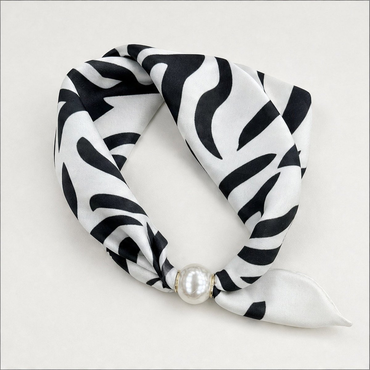 HS Pearl Scarf Zebra Print - Multiple Colors