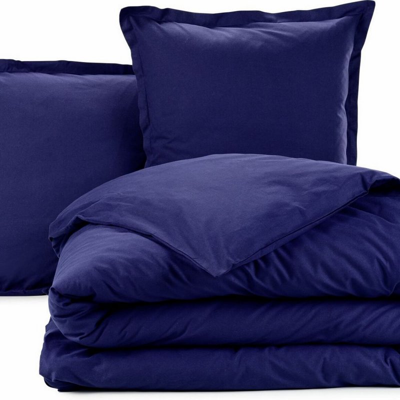 DUVET -DÆKNING 240x260 + 2 Pillowcases 65x65 Blå bomuld