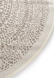 TRIBAL ethnic style indoor outdoor round rug