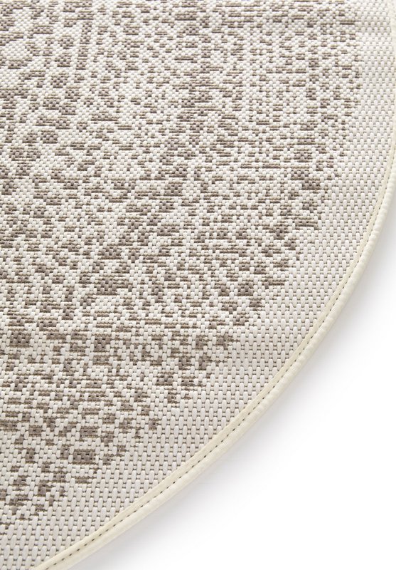 TRIBAL ethnic style indoor outdoor round rug