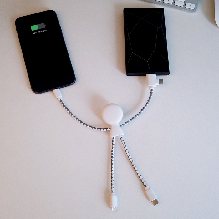 🔌 Mr Bio Multi-connector gerecycleerde plastic kabel 🔌