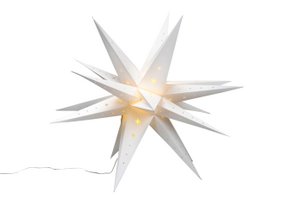Garden Decoration-LED-Stern x18 z.Hg. mit Stecker