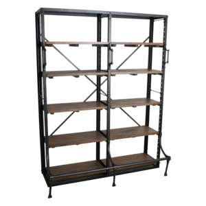 Double bookcase/filing cabinet