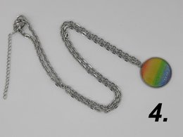 %231187 rainbow pride halskæde sæt