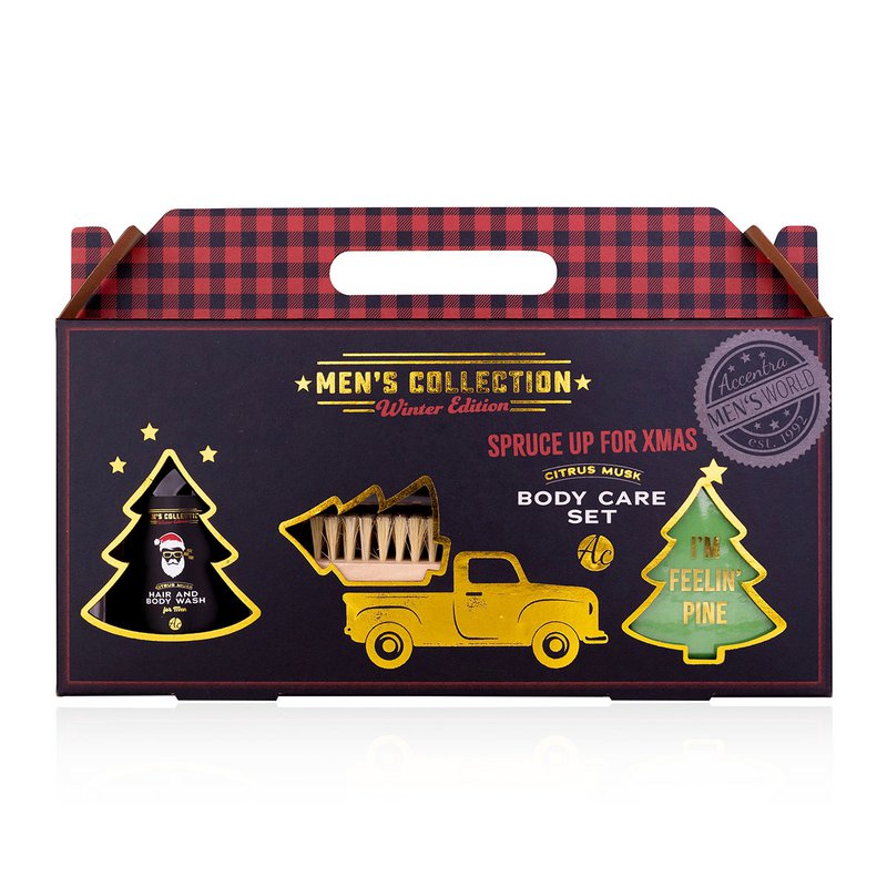 Gift set for men MEN'S COLLECTION WINTER EDITION with nail brush