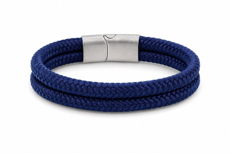 Bransoletka sznurkowa 12mm - kolekcja Caesar | Wydanie srebrne
