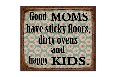 Metal sign Good moms 30x26 cm