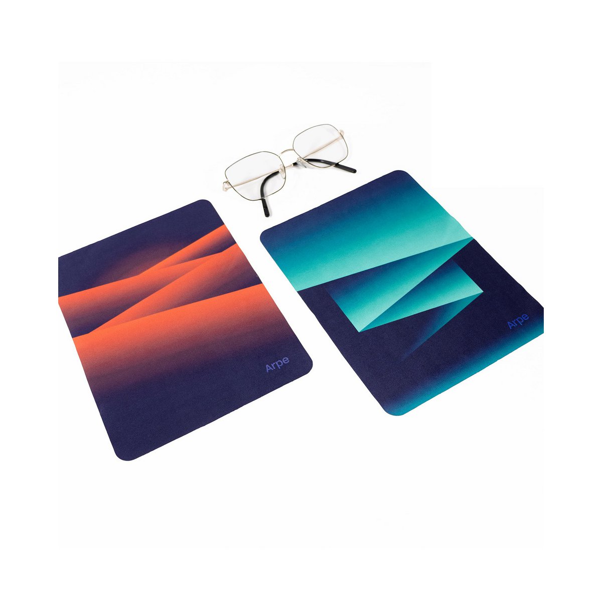 Pack Cleaning Cloths Red & Blue