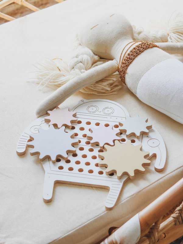Robot Jojo, wooden toy, premium quality
