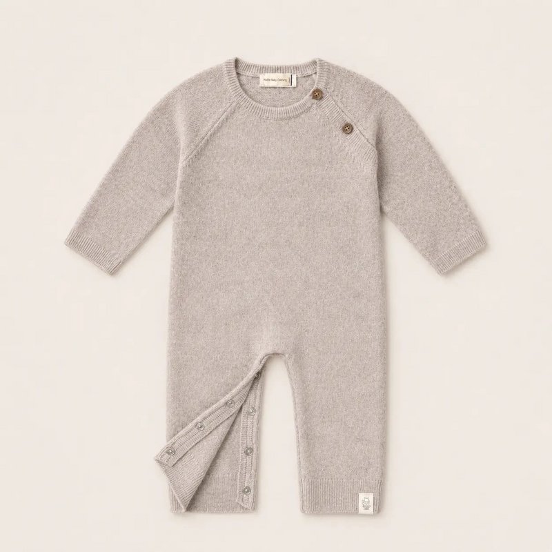 Jumpsuit Sky — Merino & Cashmere | Sand