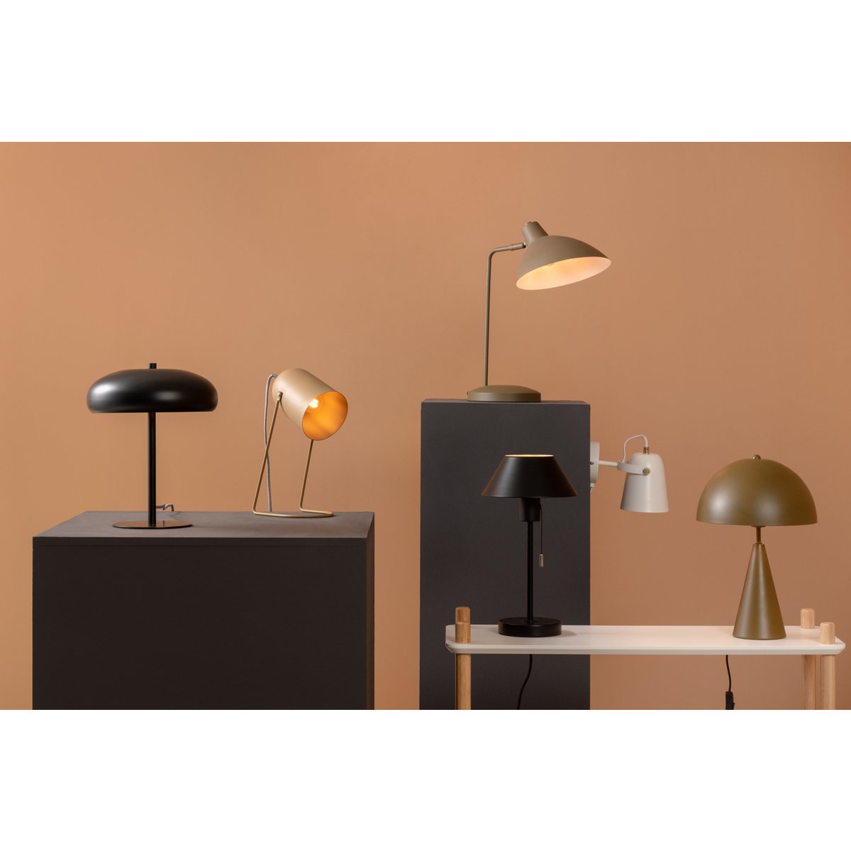 Tischlampe Casque