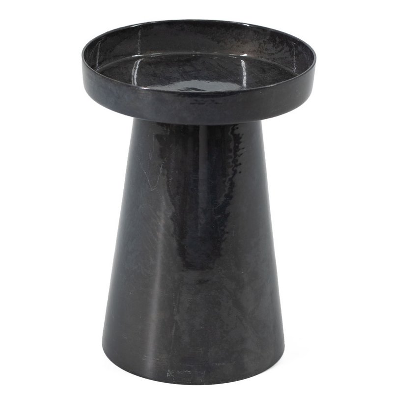Metallkerzenhalter blau