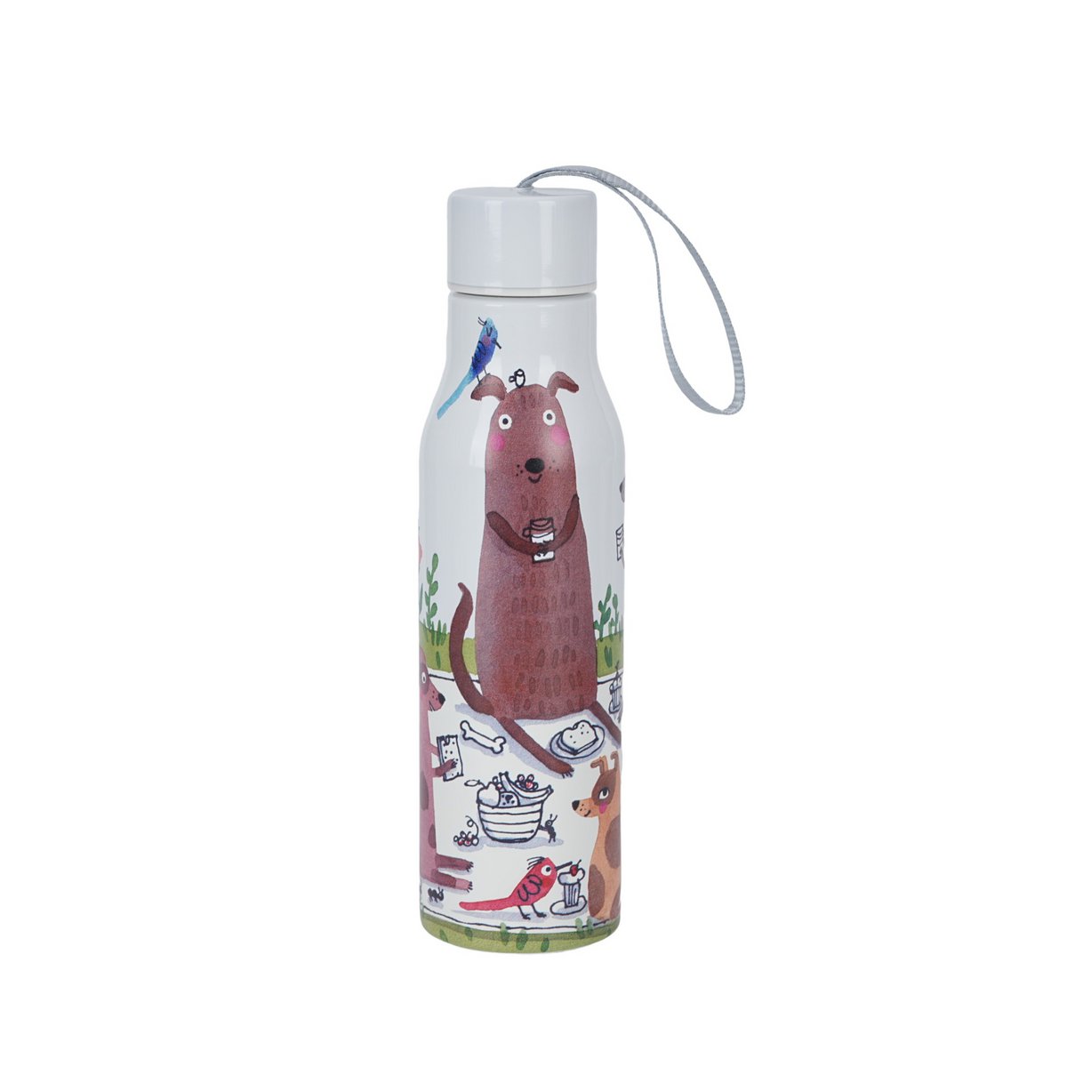 DUO DOGS Thermal Bottle 500ml, DOGS PICNIC, giftbox