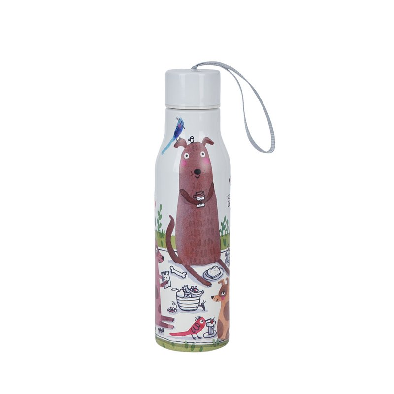 DUO DOGS Thermal Bottle 500ml, DOGS PICNIC, giftbox