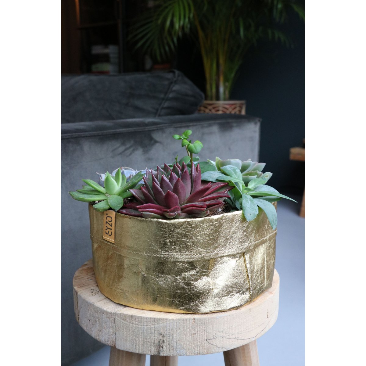 SIZO Paper Bag Gold with waterproof biodegradable liner
