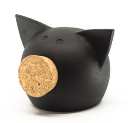Handgefertigtes Tafel-Sparschwein aus Keramik – The Chalk Collection