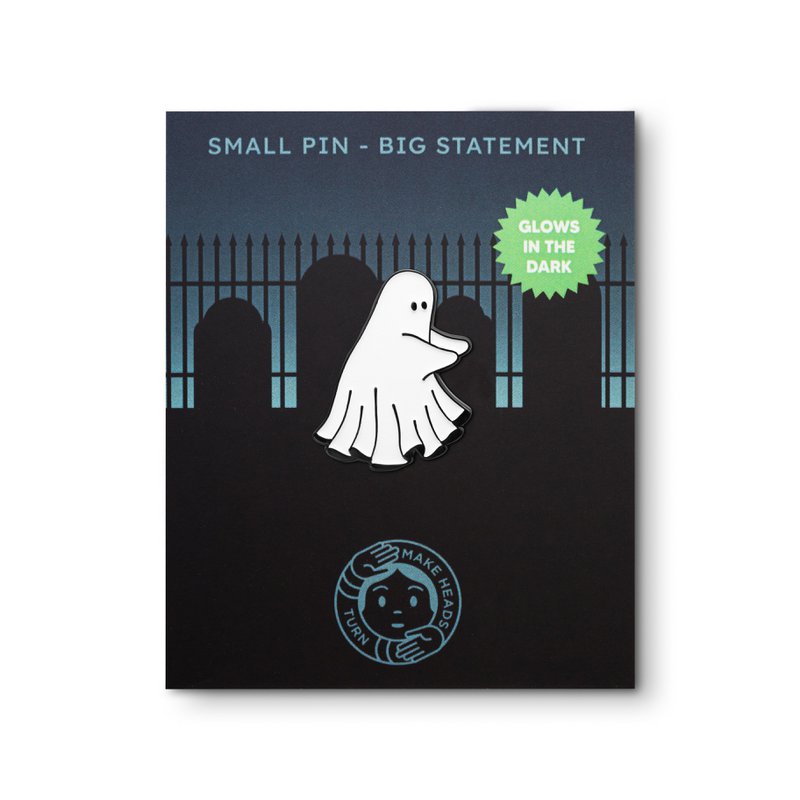 Emalje pin "spøgelse"