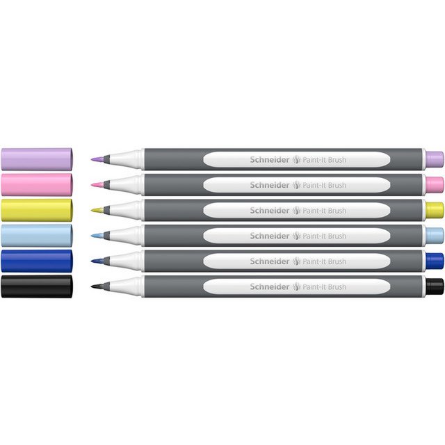 Brushpen Schneider Paint-It 070 5+1 culo. V01 cartón
