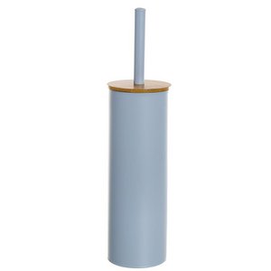 TOILET HOLDER WITH BLUE BAMBOO LID HH2430206