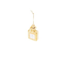 Ornament Xmas Hanger - Perfume Bottle - Glass - 5x2,5x9cm