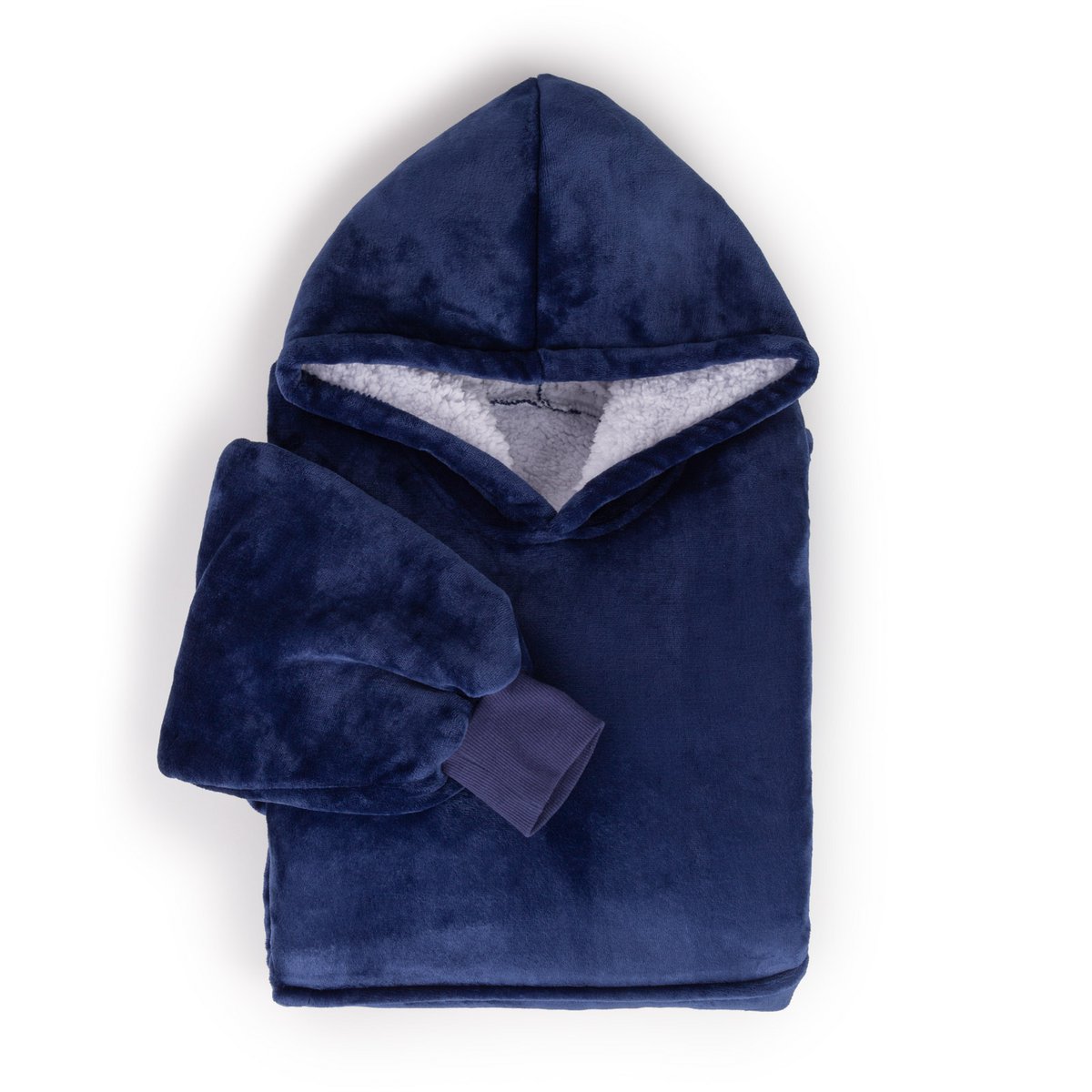 Vitapur - Hoodie deken - Marineblauw