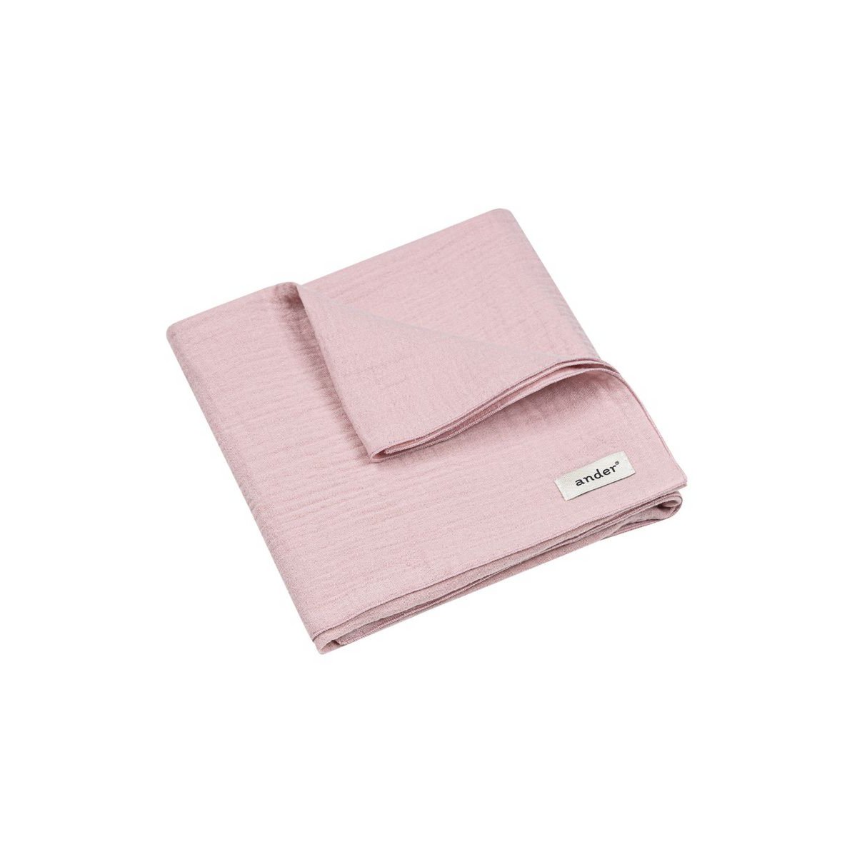 Fular de muselina ELENA - 100% algodón - rosa