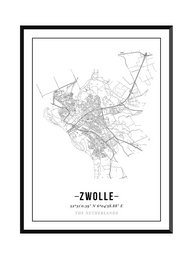 Zwolle - Bykortplakat