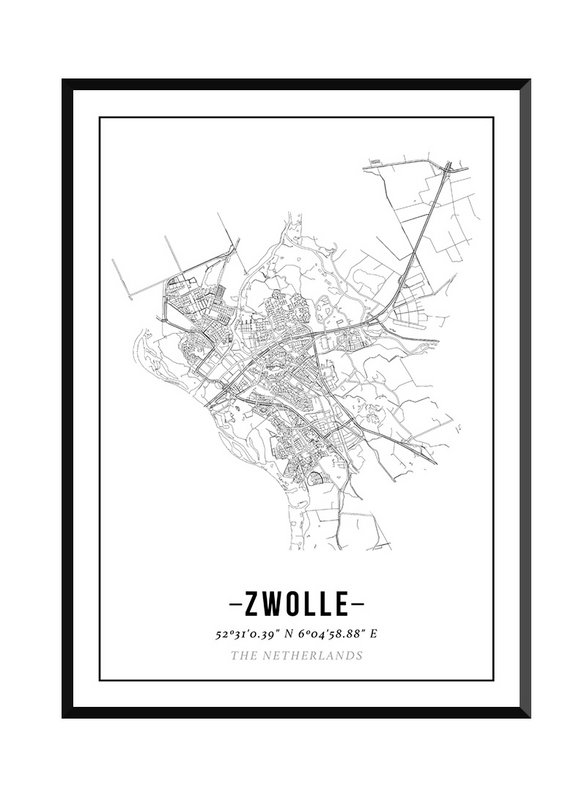 Zwolle - Bykortplakat