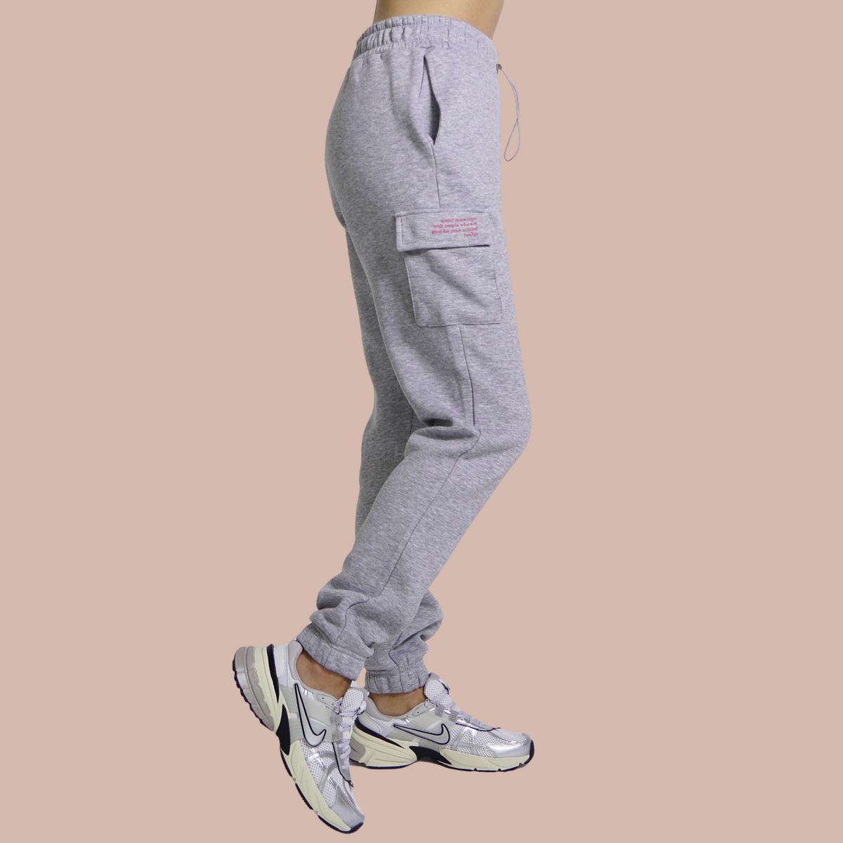 Jogger "MENTAL HEALTH" - Weiss