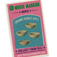Minis - Bowls (Scale 1:12) - The Mouse Mansion