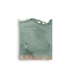 Postkarte 'Familienausflug'
