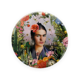 Miroir de poche W, Ø 80 mm, inspiré de Frida Kahlo