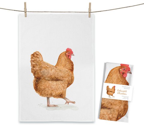 Tea towel Catwalk Chicken