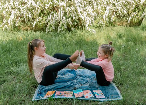Partner-Yoga-Karten für Kinder – Weihnachtsgeschenk