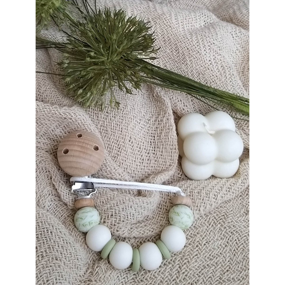 newborn speenkoord 'Leafs'