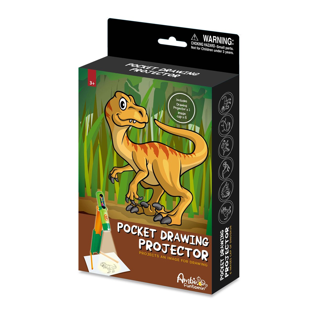 Pocket Drawing Projector - Dinosaurus