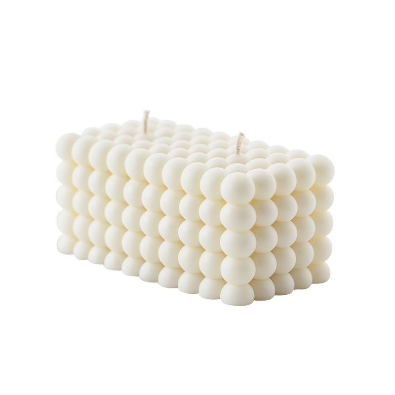 Ordinate Bubble Candle | handmade candles 15cm x 7cm x 7cm Vegan & sustainable design candles made from soy wax