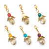 Schutzengel „Gesa“ Schlüsselanhänger, 6er-Set, goldfarben