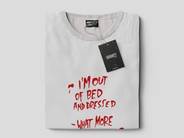 Banksy's Graffiti T-shirt Unisex - I'm Out of Bed