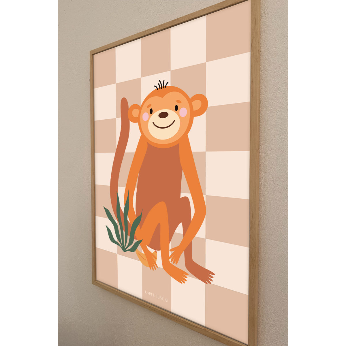 Affiche chambre d'enfant - Monkey Don