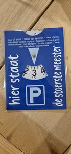 Parkeerschijf De stoerste Meester