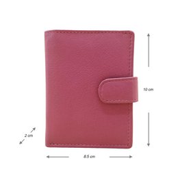 Cardprotector - Miniwallet - Mini wallet - Leather card holder leather - Credit card holder In 11 Colors