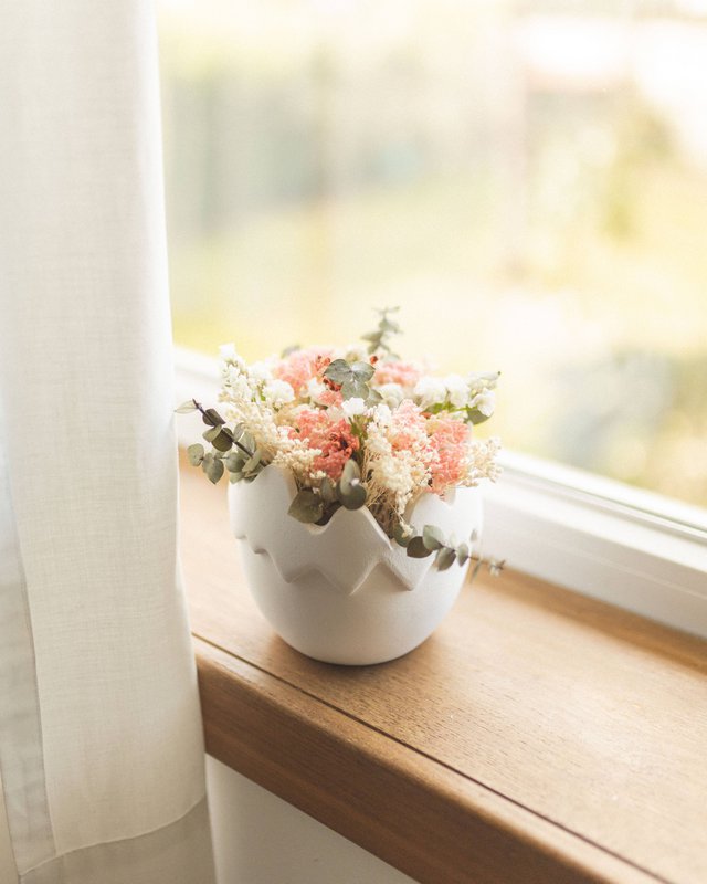 Påskeæg med blomster