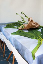 Deli Monstera - deluxe cotton tablecloth