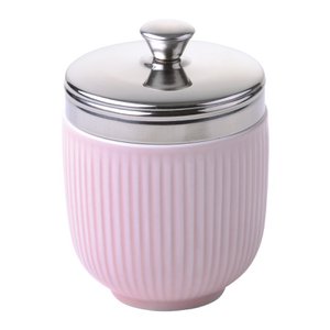 Gecanneleerde Ei Coddler Celadon Roze
