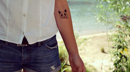 Tijdelijke tattoo: Panda